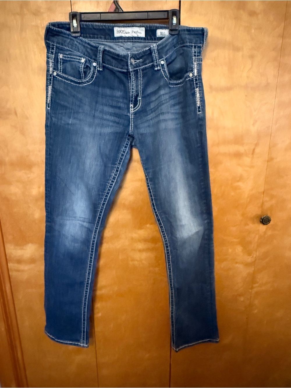 BKE Women's Bootcut Payton Distressed medium wash Jeans size 33 L